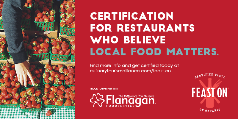 Feast On certification for restaurants who believe local food matters